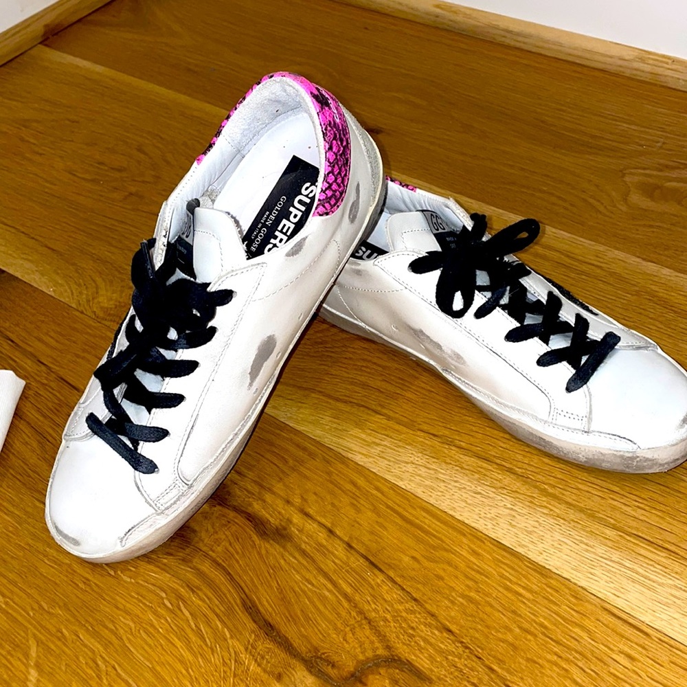 Women’s Golden Goose Superstar sneakers size 37 .